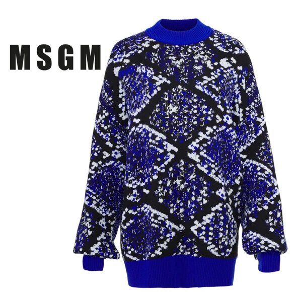 EUC $366 MSGM Overzise Woolen Sweater Size S - Picture 1 of 6